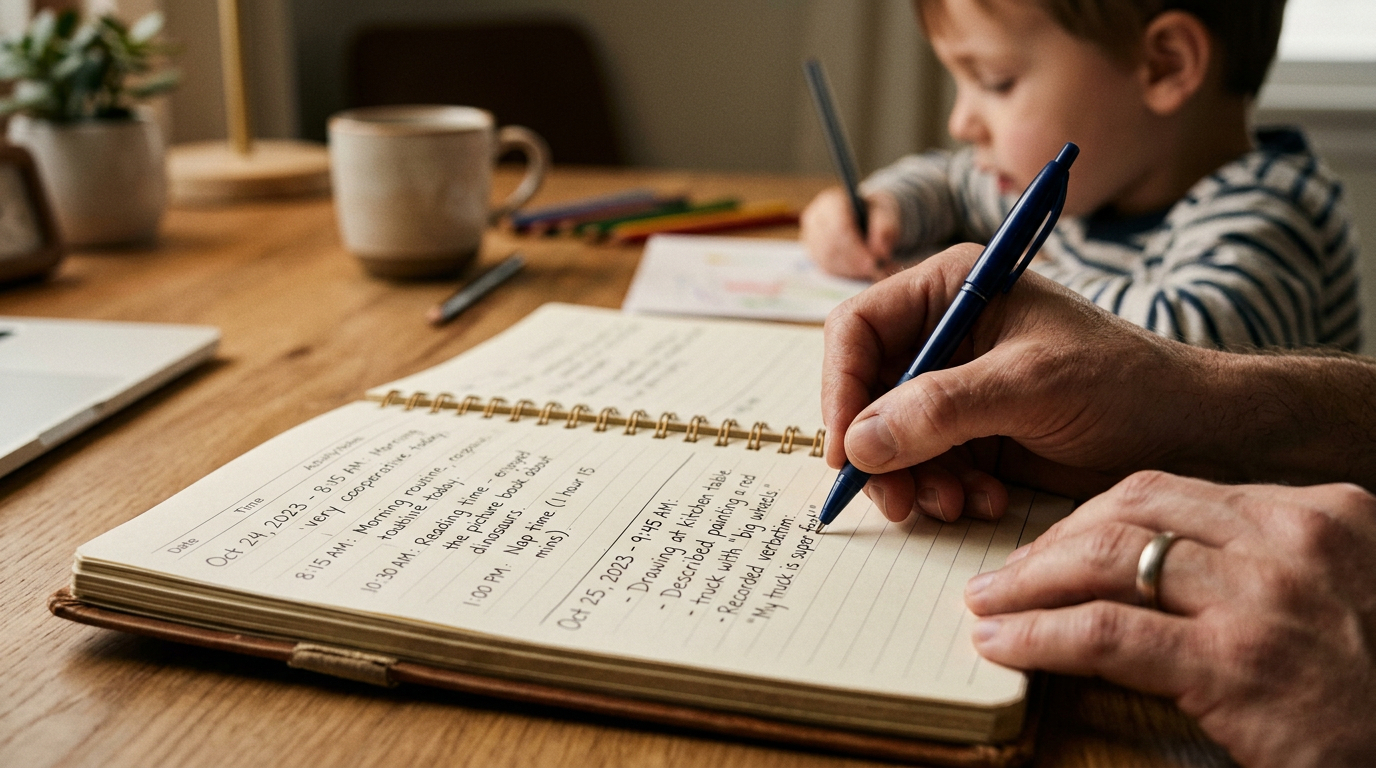 How to Document What Your Child Reported